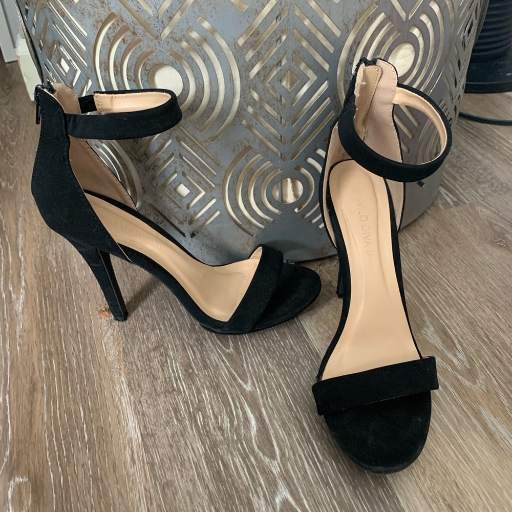 Black high heels